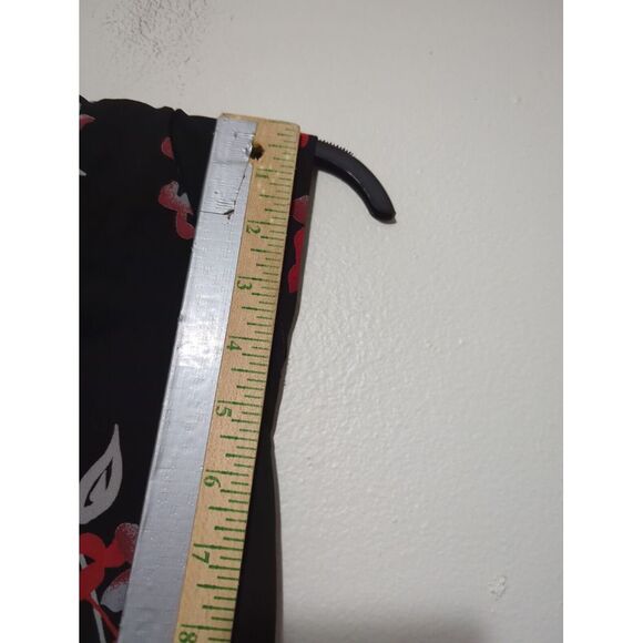 Arden B Black Floral Midi Dress Womens Short Sleeve Pullover Size Small - Picture 7 of 7